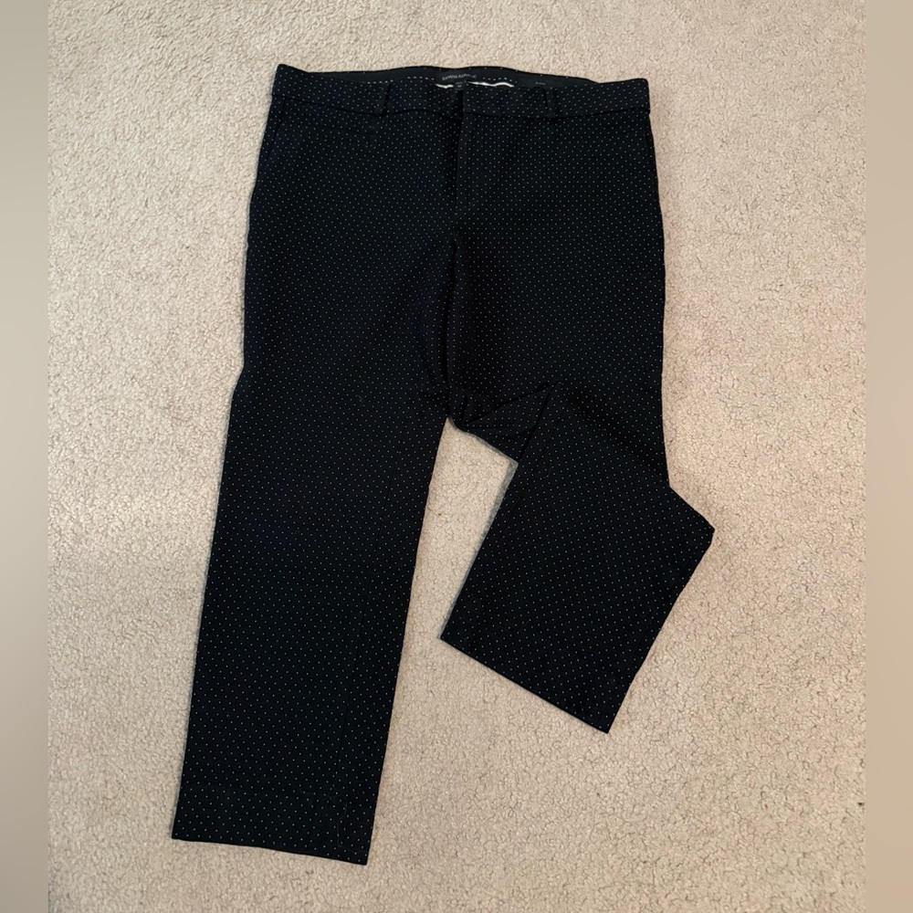 Banana Republic Dark Patterned Dress Pants